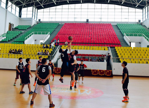 赛场上的激烈角逐